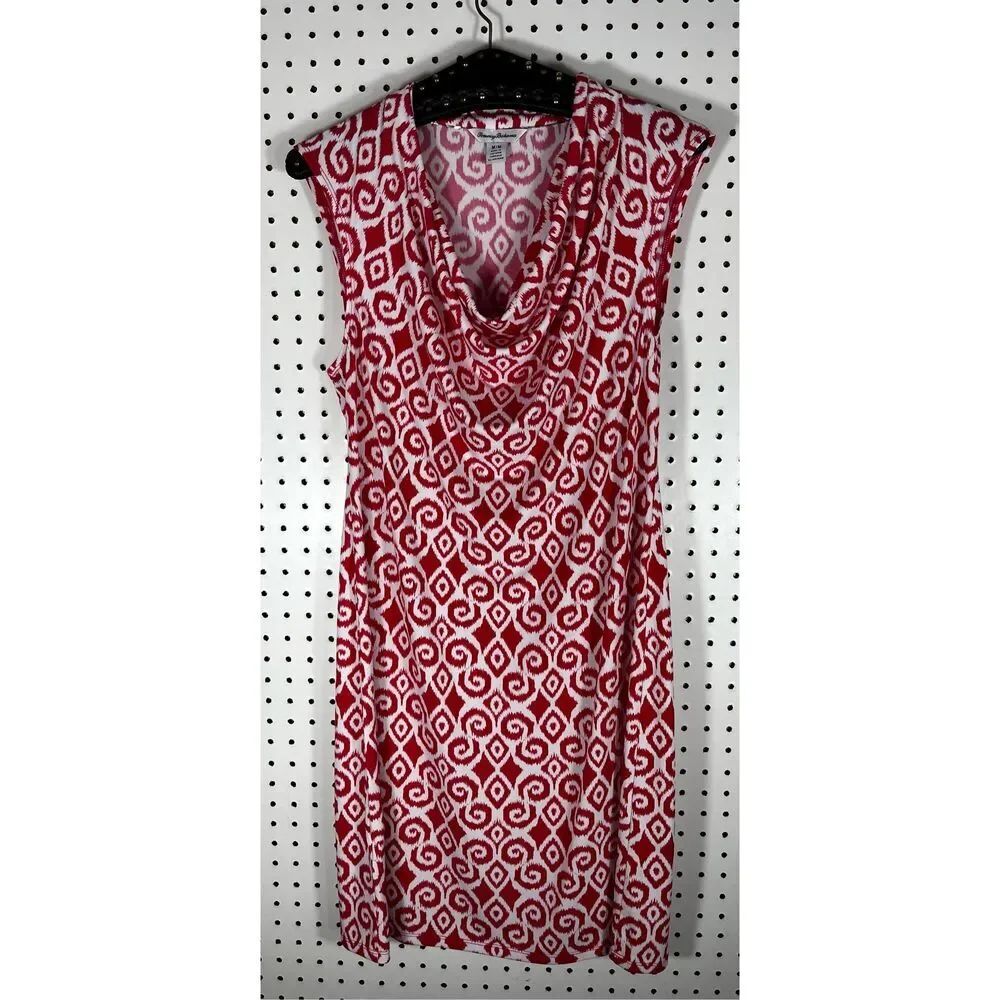 Tommy Bahama Womens Bimini Cowl Neck Mini Shift Dress size M